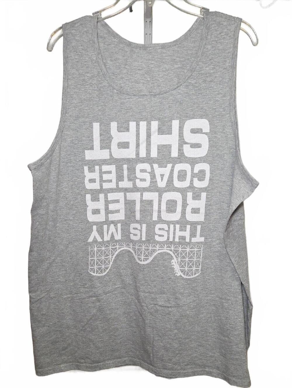 Gray Graphic Muscle Tank | XL